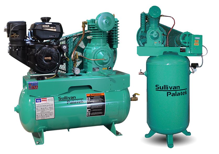 sullivan palatek reciprocating air compressor